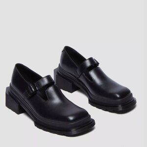 Dr. Marten's Maybole Square Toe Mary Jane Black Shoes Women's 8/ UK 6 / EU 39